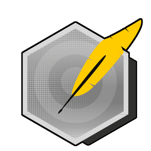 ícono pluma amarilla