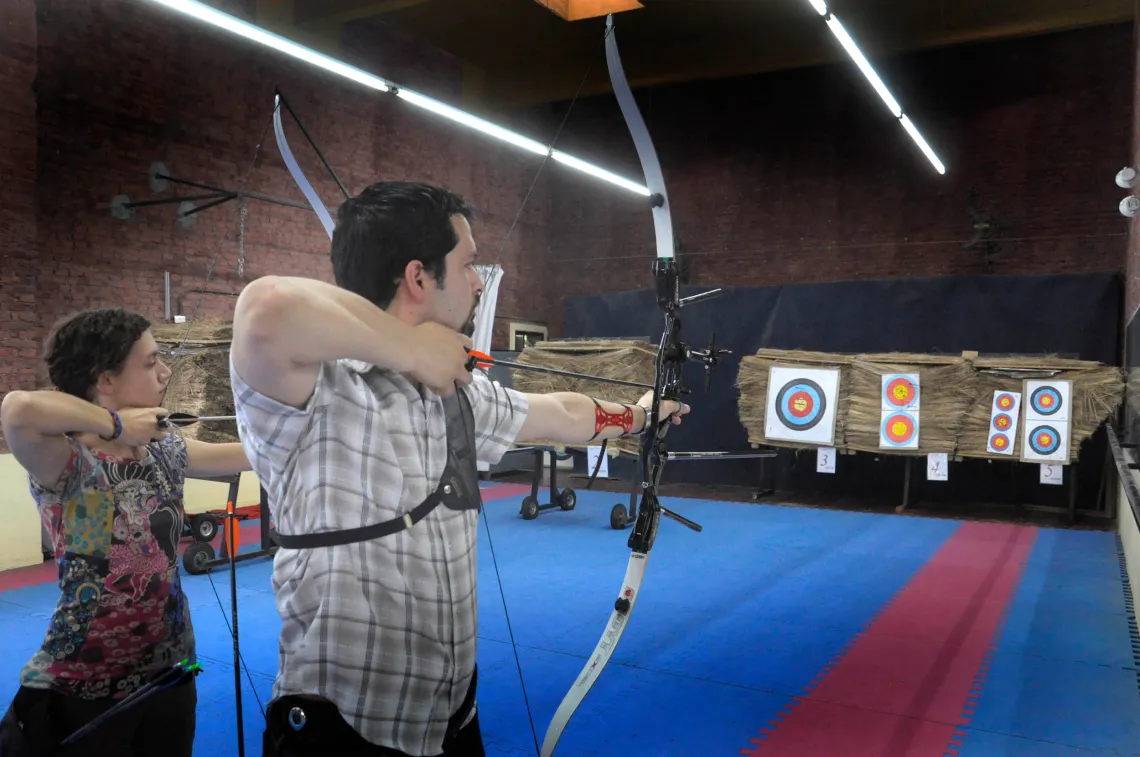 Practicas con el blanco cercano